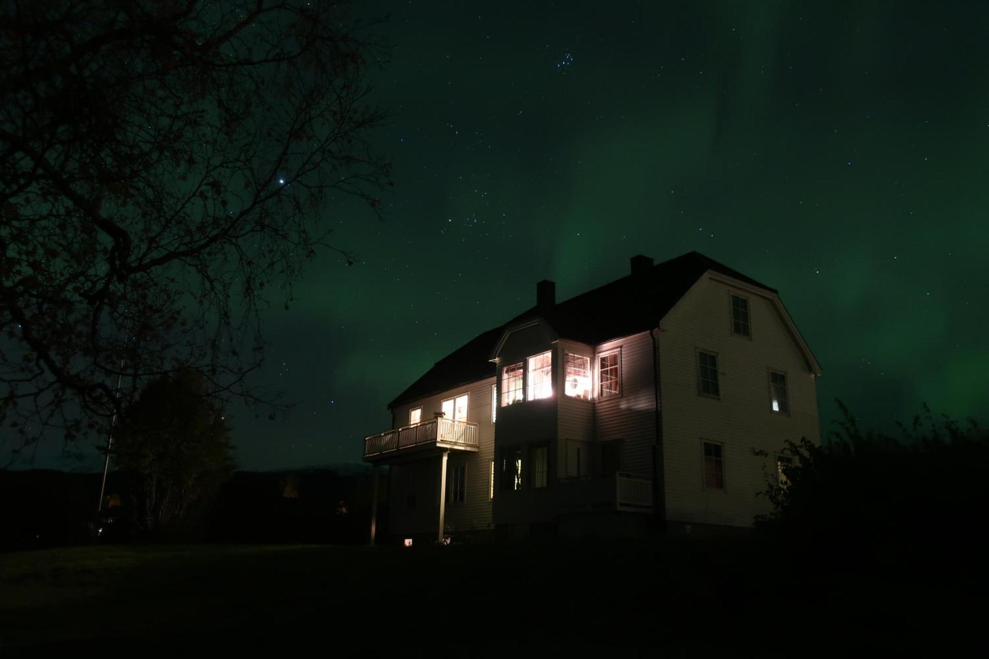 Farmroom With Sauna And Aurora Narvik Exterior photo